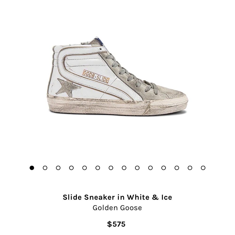 Golden Goose Men’s size 13 EU 46 - White Leather Ice